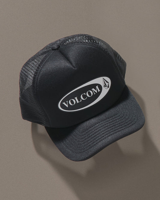 Boné Volcom Oval It Trucker Preto