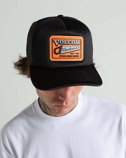 Boné Volcom Workwear Trucker Preto
