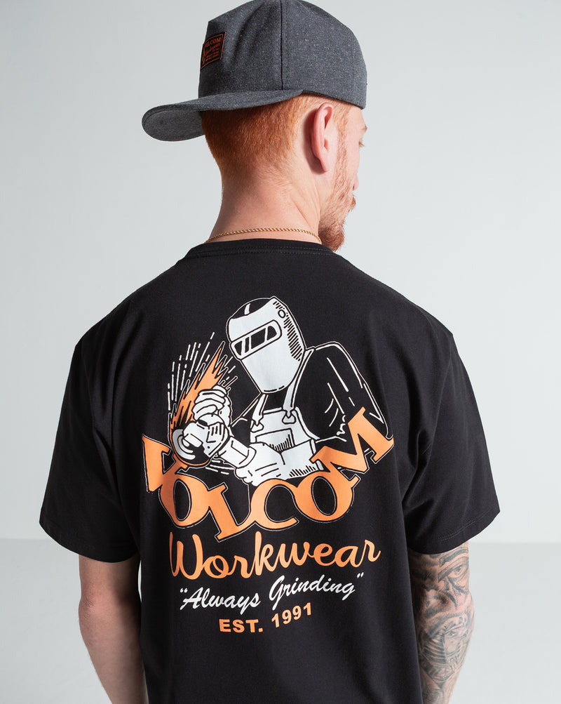 Boné Volcom Workwear Cinza Chumbo