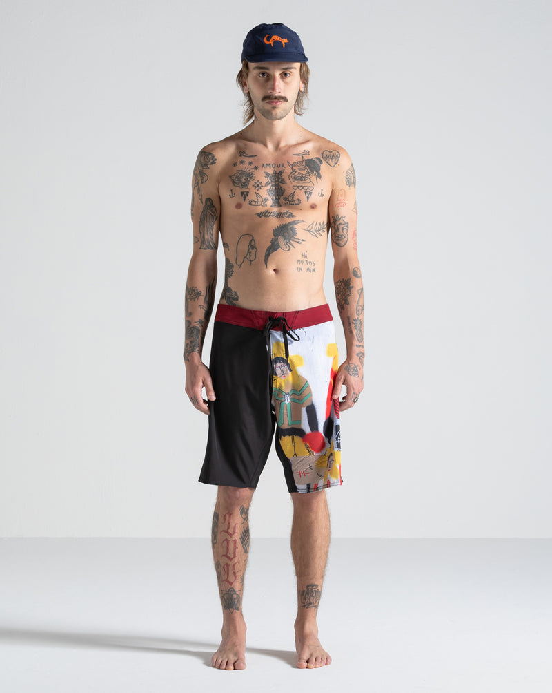 Boné Volcom FA x Alucinandinho J Fox Azul Marinho