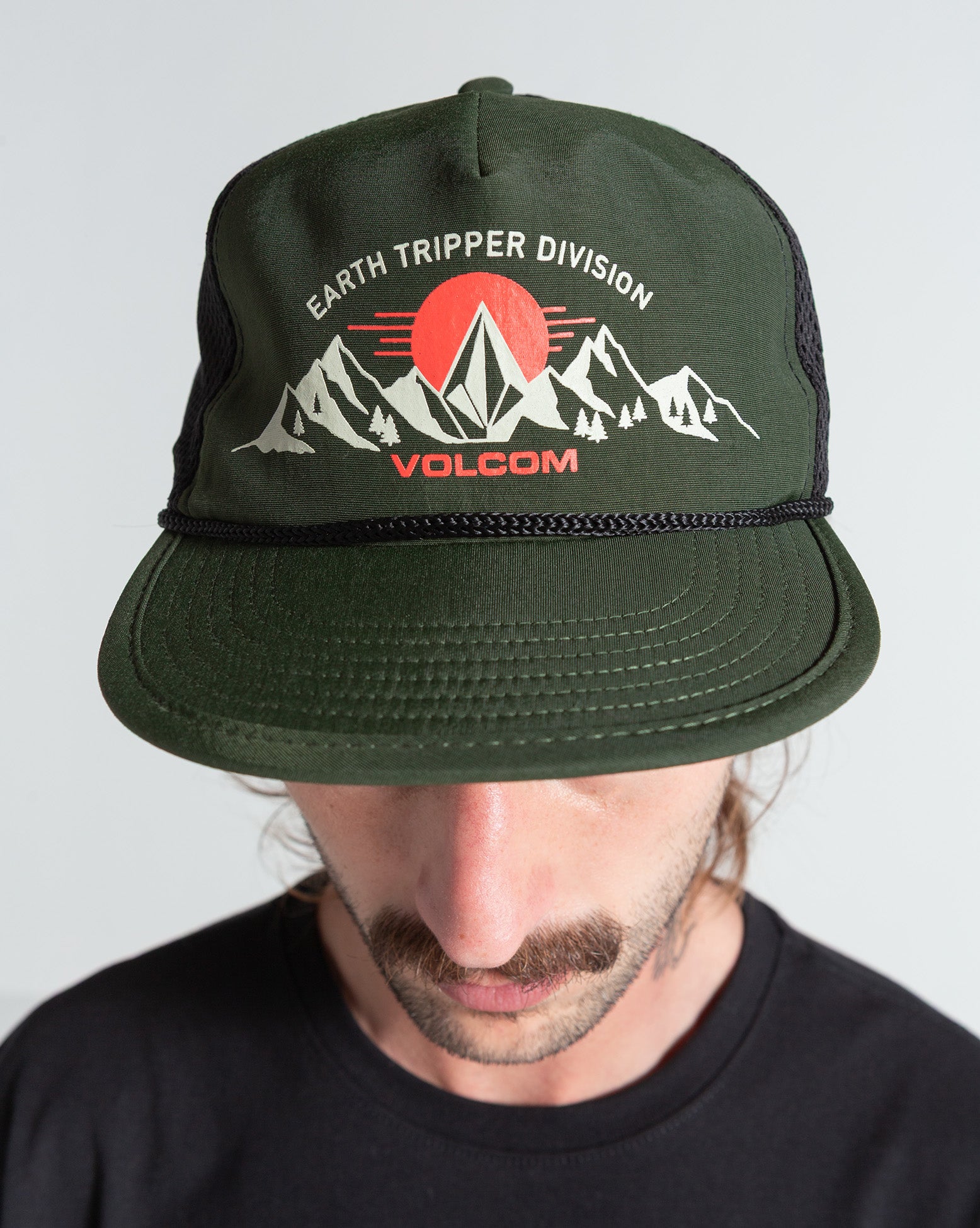 Boné Volcom Earth Tripper Verde Oliva - Volcom Brasil - Loja Oficial