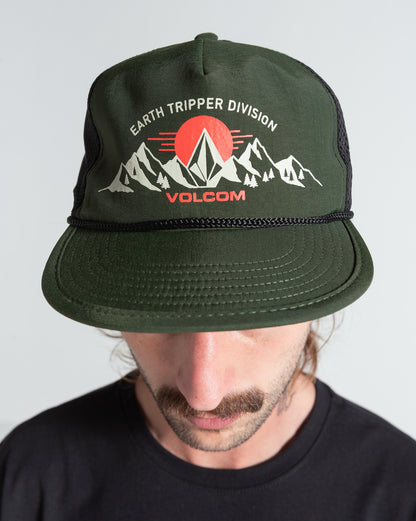 Boné Volcom Earth Tripper Verde Oliva