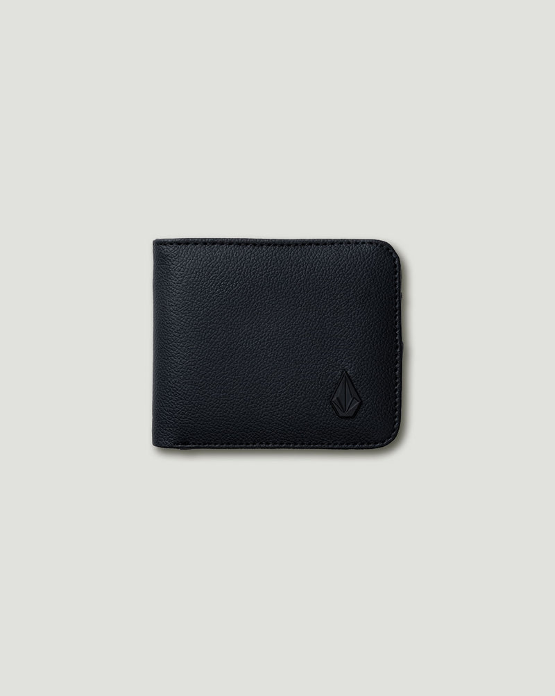 Carteira Volcom Metal Black Stone Preta