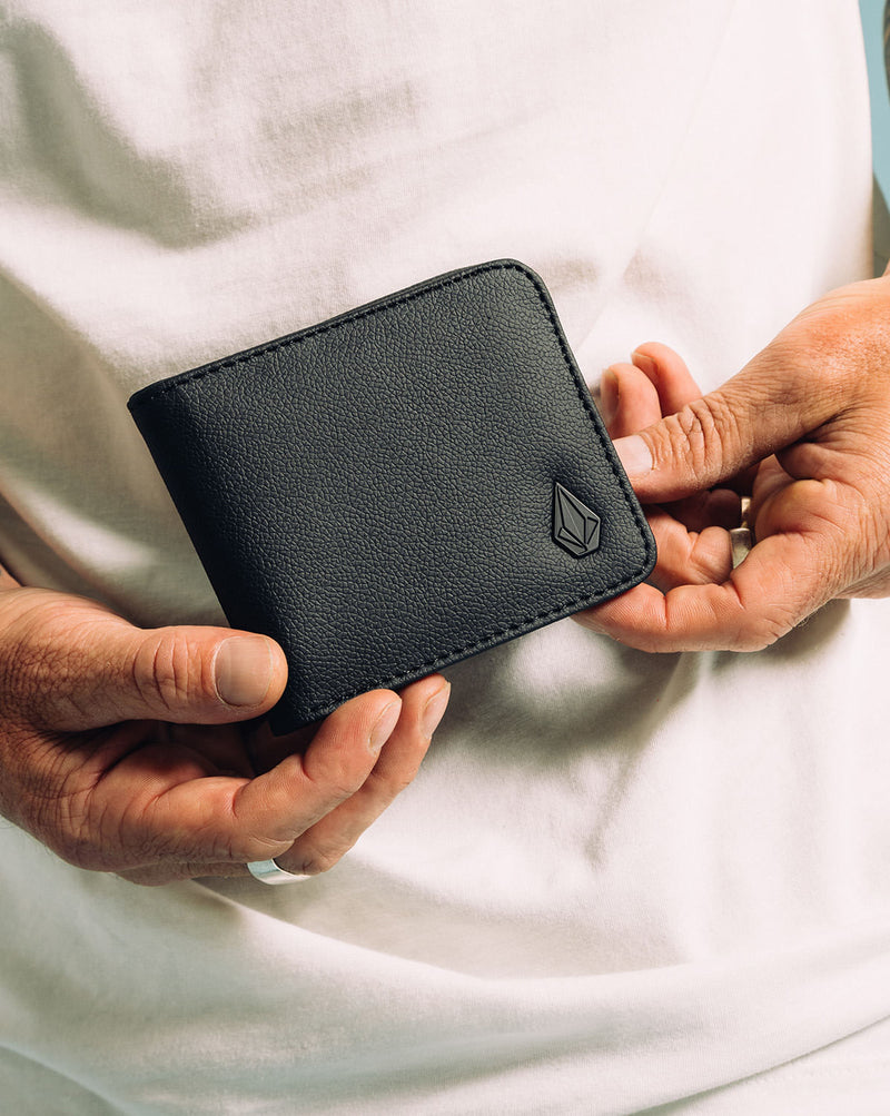 Carteira Volcom Slim Stone Preta