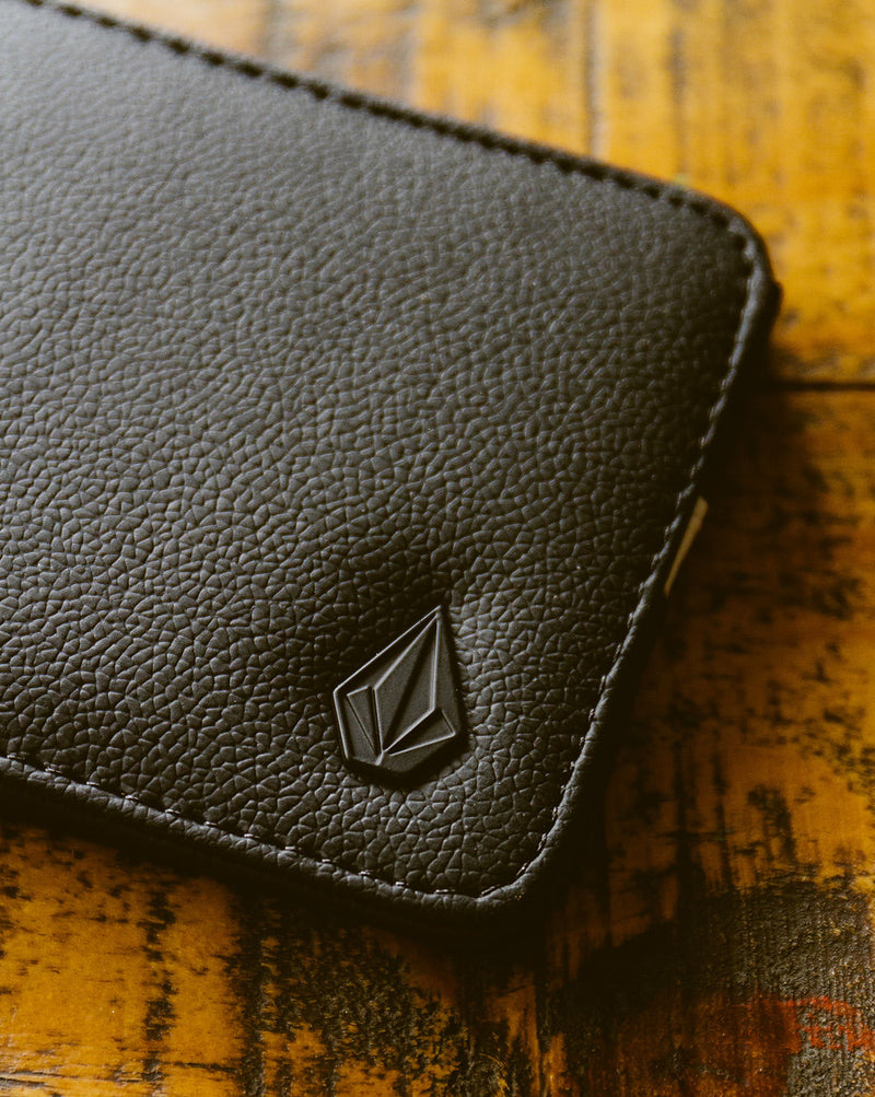Carteira Volcom Slim Stone Preta