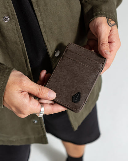 Carteira Volcom Magic Stone Marrom