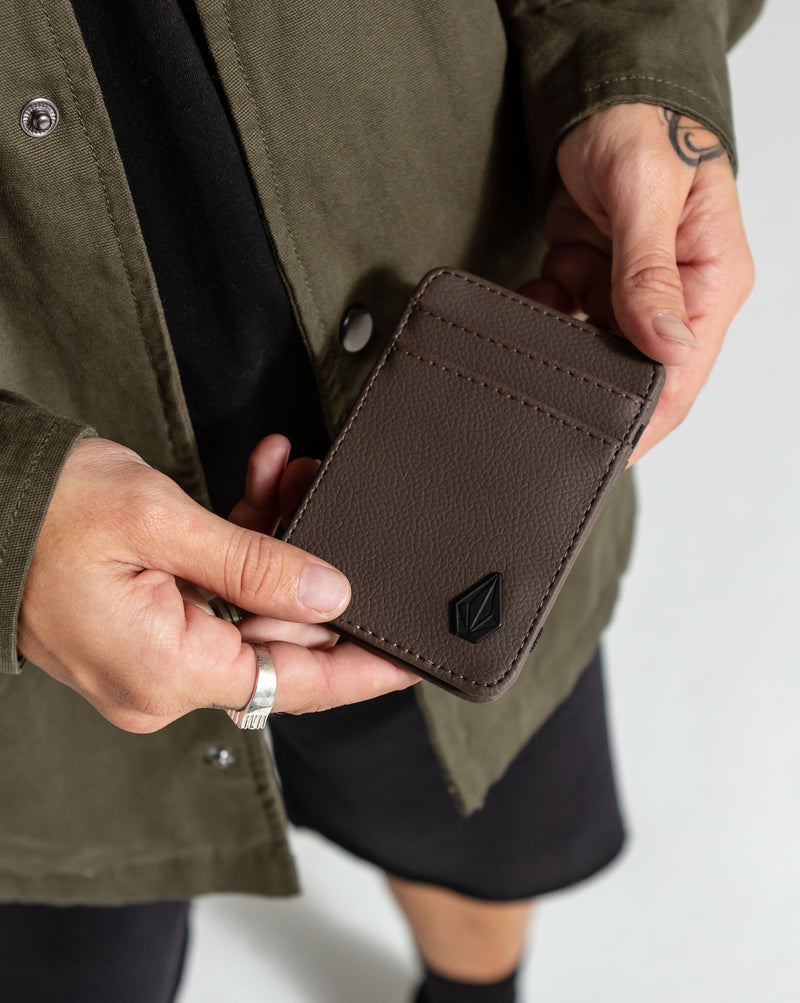 Carteira Volcom Magic Stone Marrom