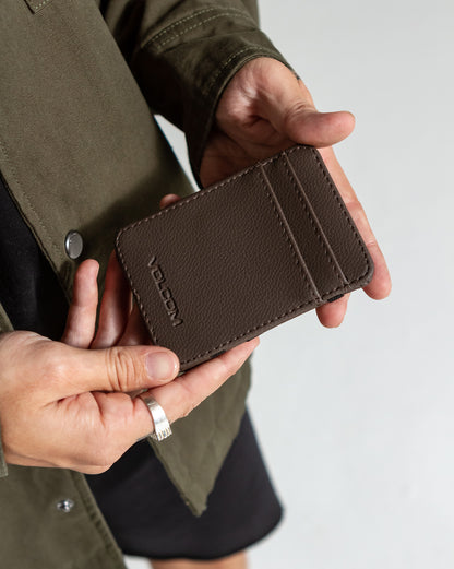 Carteira Volcom Magic Stone Marrom