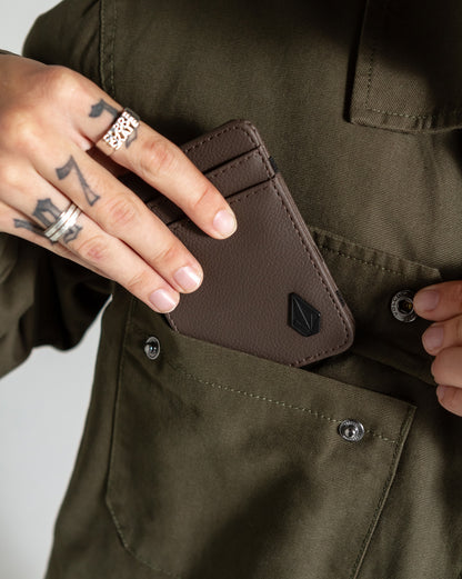 Carteira Volcom Magic Stone Marrom