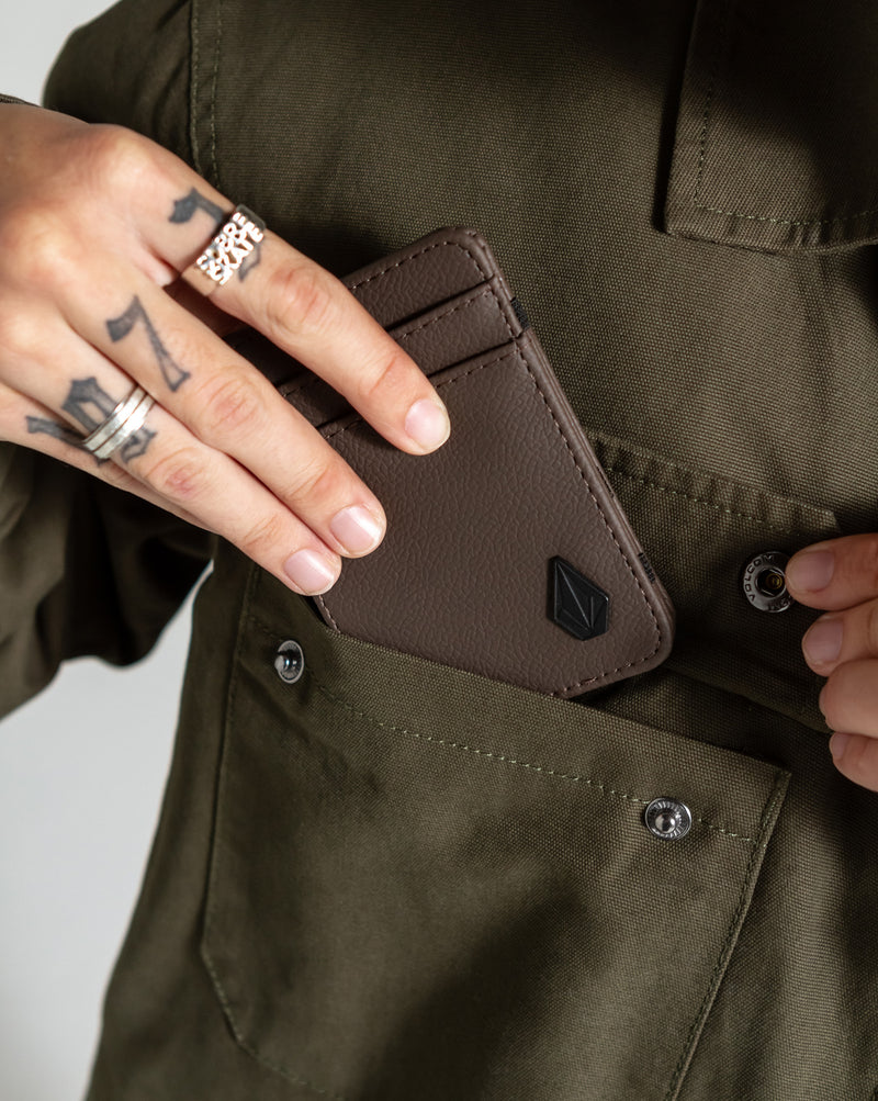 Carteira Volcom Magic Stone Marrom