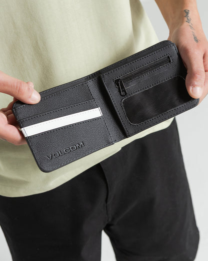 Carteira Volcom Metal Black Stone Preta