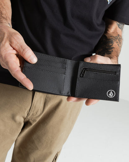 Carteira Volcom Slim Stone Preta