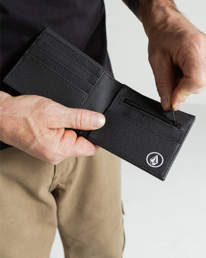 Carteira Volcom Slim Stone Preta