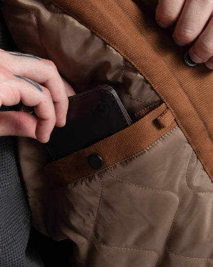 Carteira Volcom Slim Stone Marrom Escuro