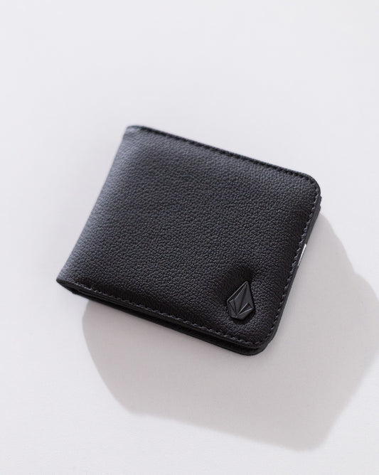 Carteira Volcom Metal Black Stone Preta