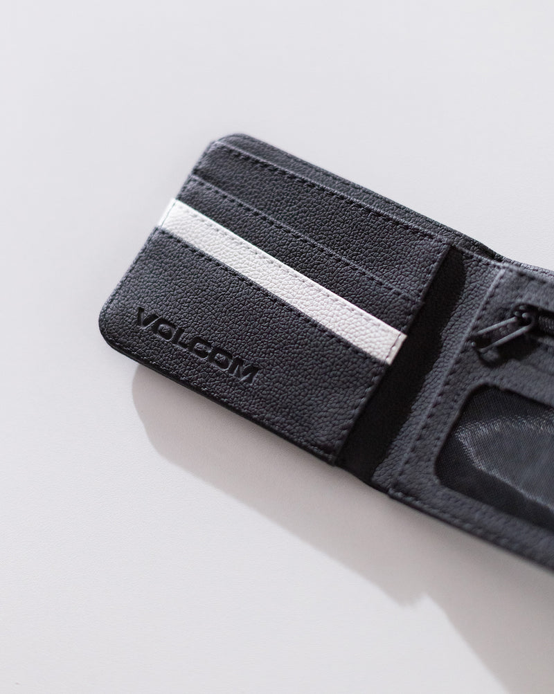 Carteira Volcom Metal Black Stone Preta