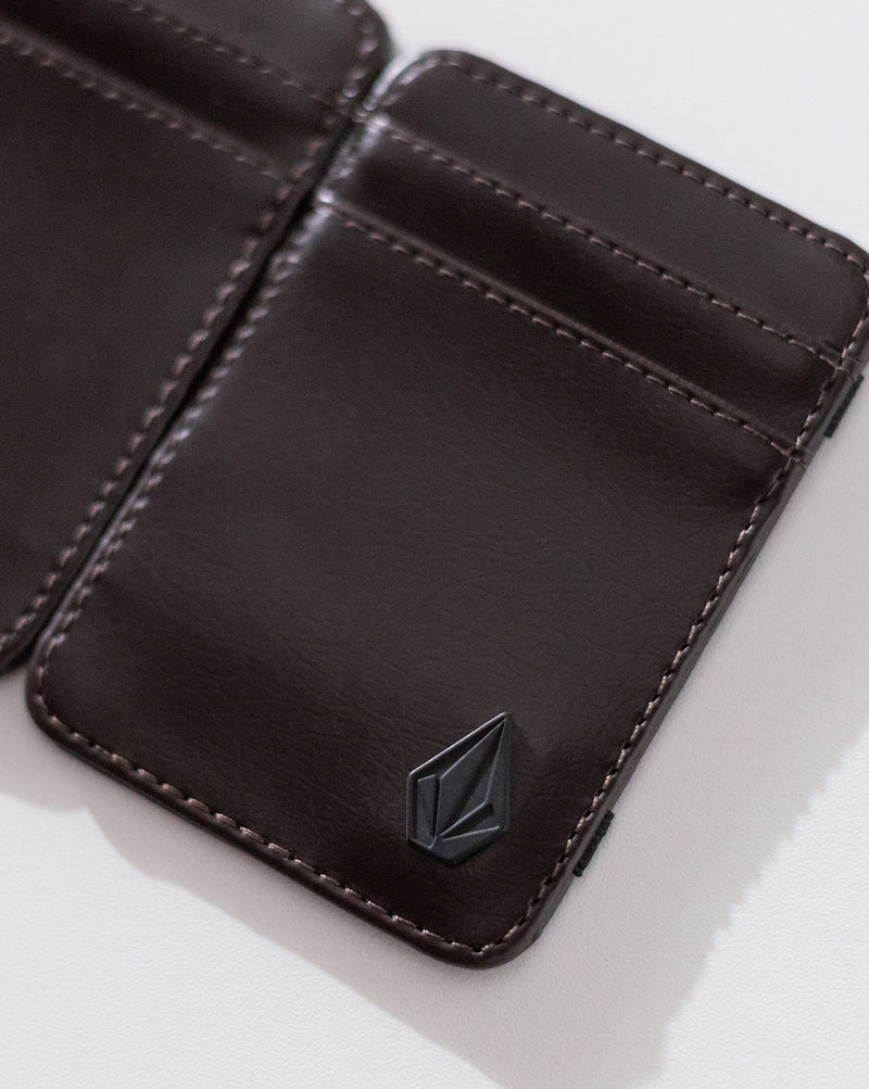 Carteira Volcom Magic Stone Marrom Escuro