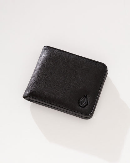 Carteira Volcom Metal Black Stone Preta