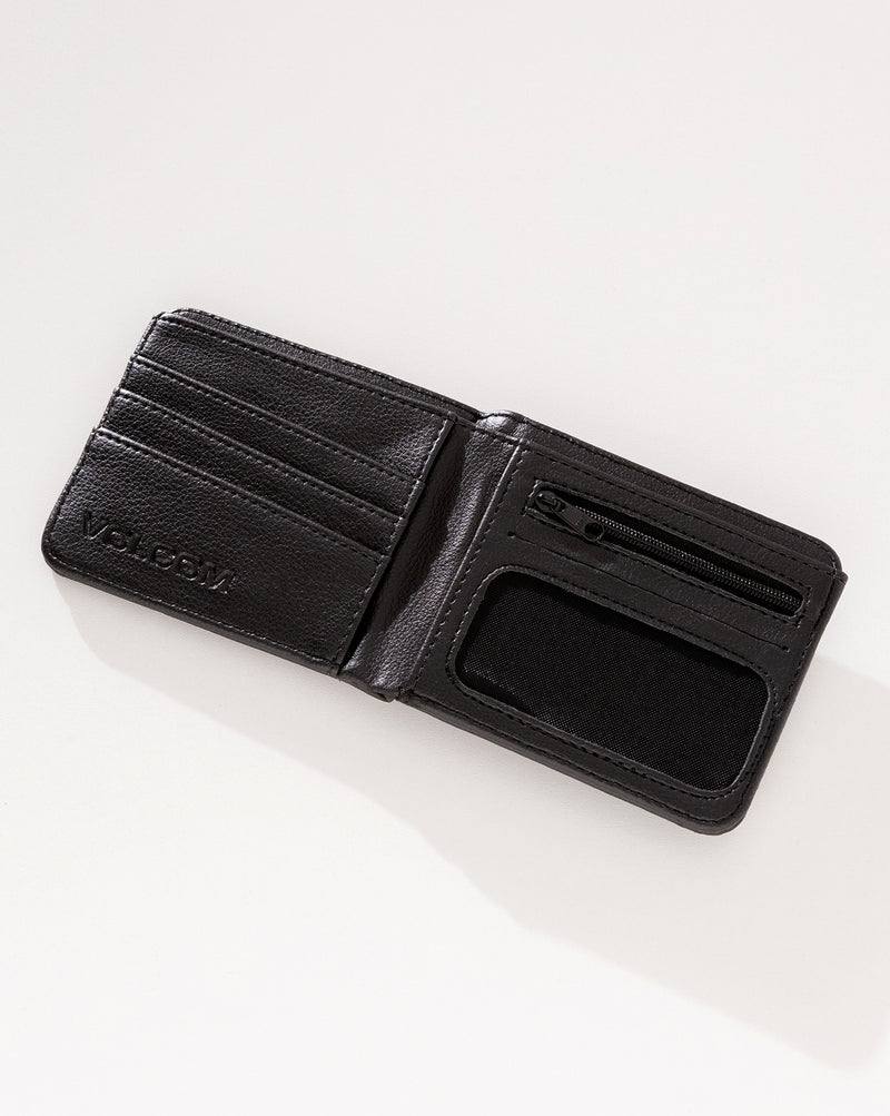 Carteira Volcom Metal Black Stone Preta