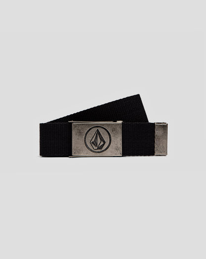 Cinto Volcom Circle Stone Preto