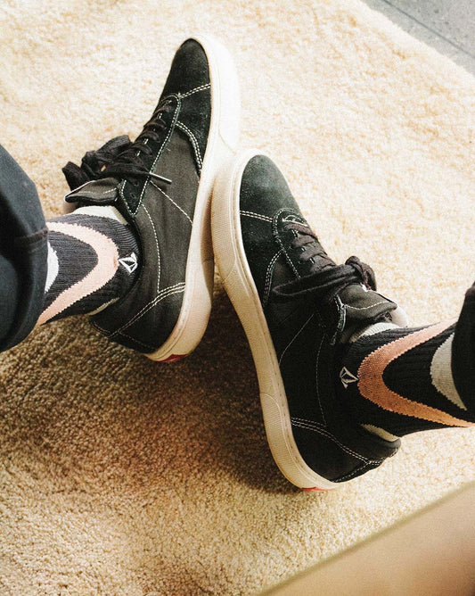 Meia Volcom Vibe Preta