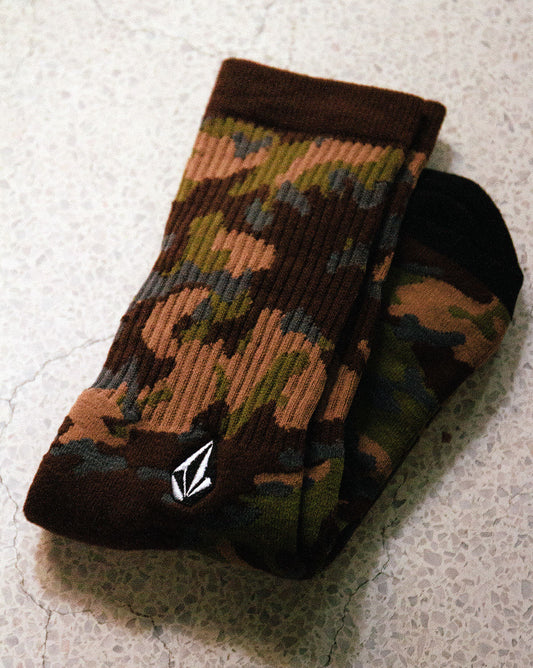 Meia Volcom Army Camo