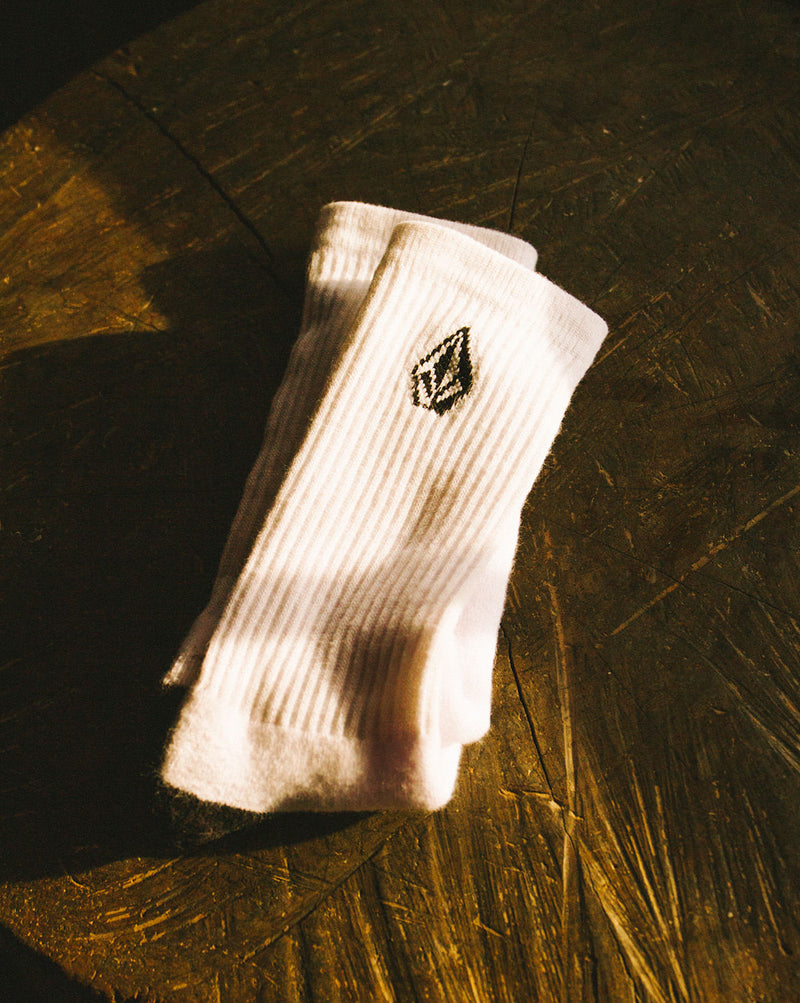 Meia Volcom Full Stone Branca