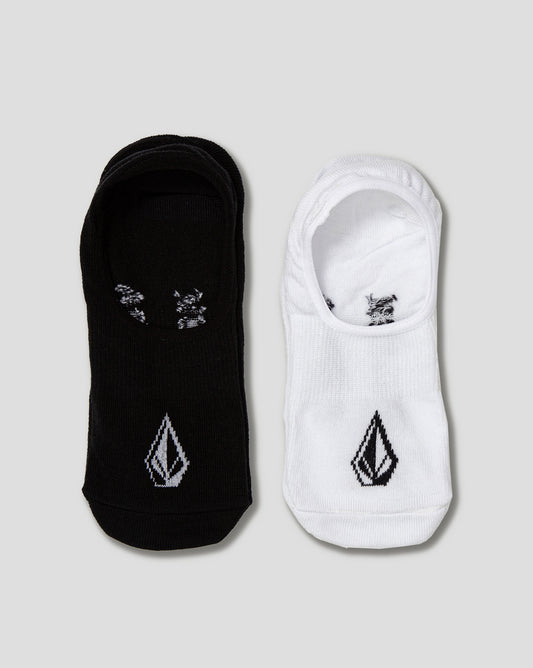 Kit Meia Volcom Stones Preto e Branco