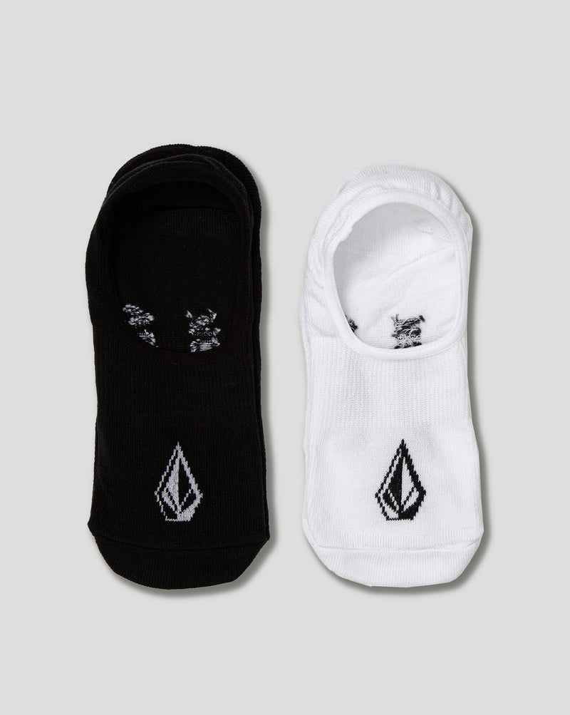 Kit Meia Volcom Stones Preto e Branco