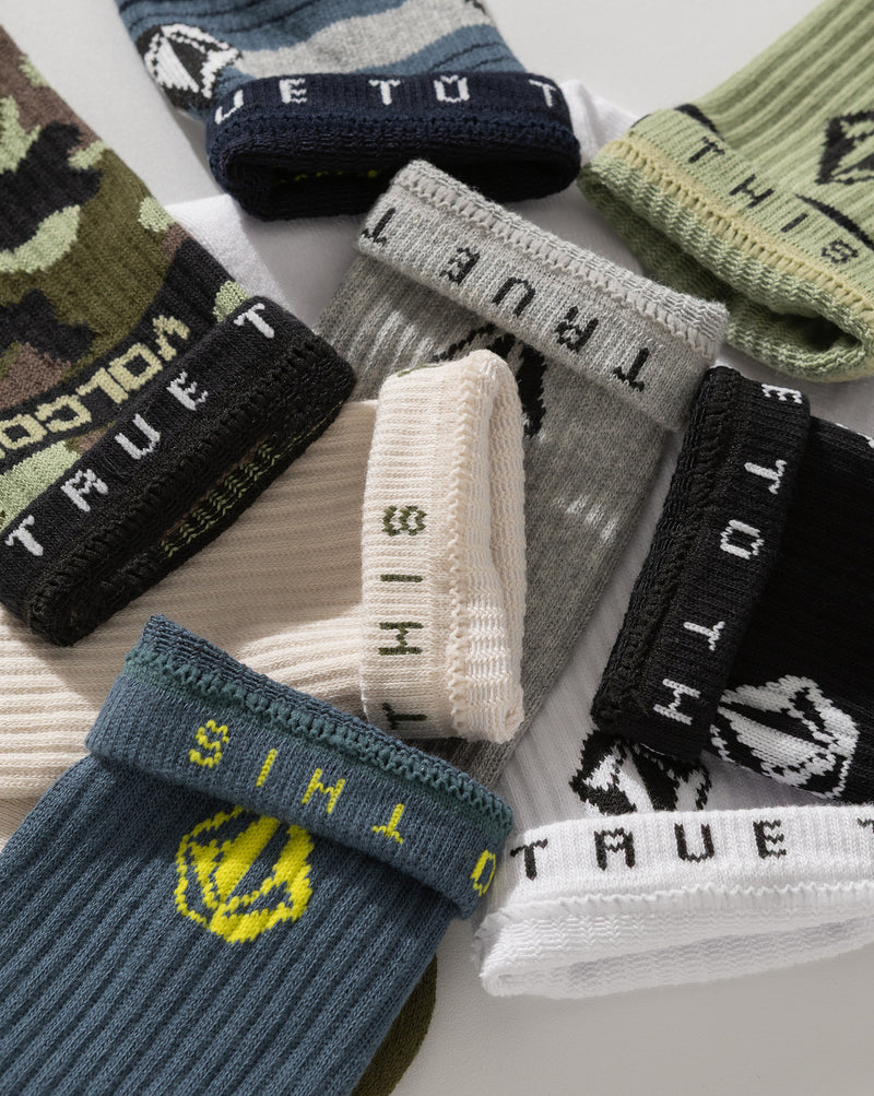 Kit 3 Meias Cotton Blend Camo