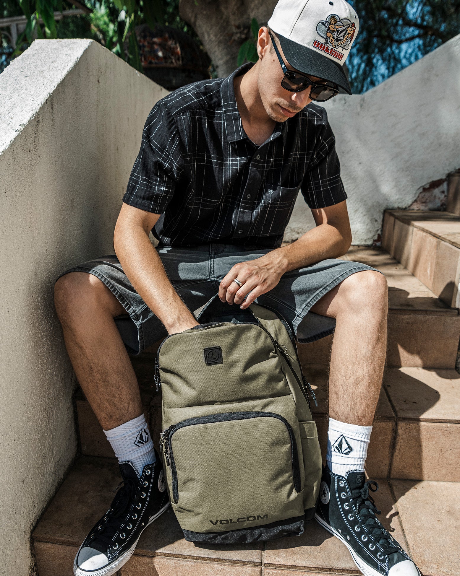Mochila Volcom Roamer Wintermoss - Volcom Brasil - Loja Oficial