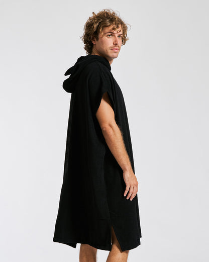 Poncho Volcom Deadly Stone Towel Preto