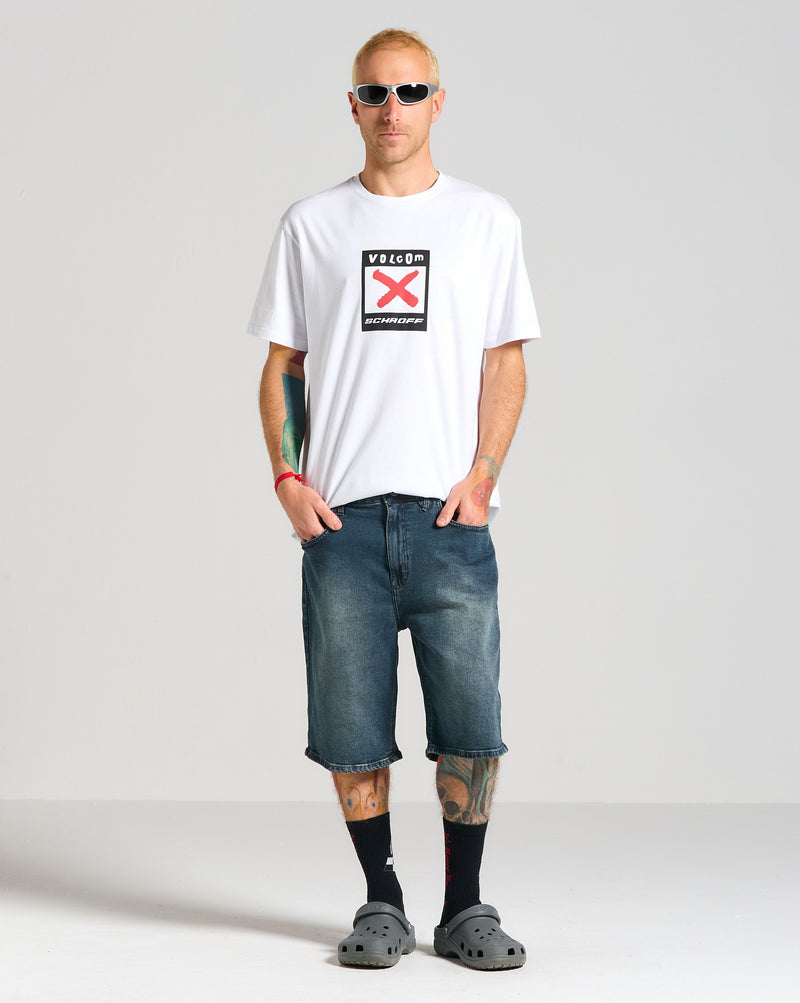 Bermuda Jeans Volcom Dark Blue Kinkade