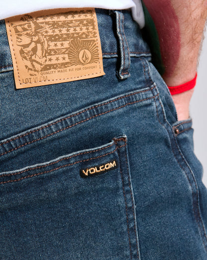 Bermuda Jeans Volcom Dark Blue Kinkade