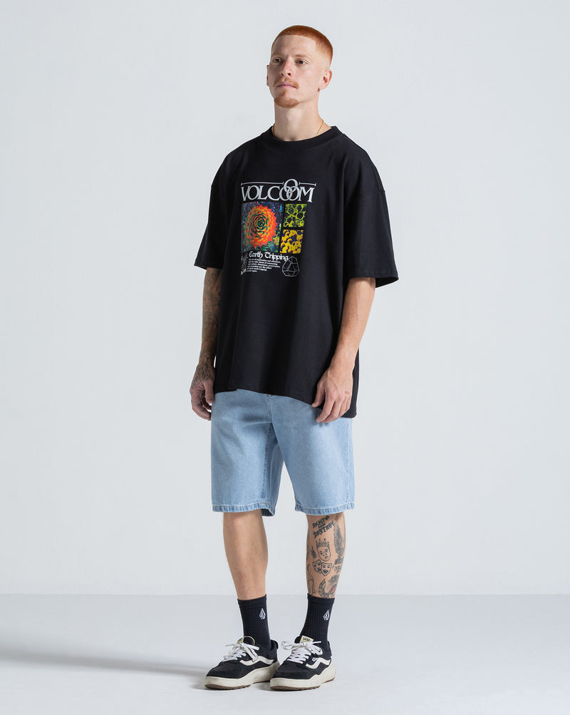 Bermuda Jeans Volcom Blue Delavê Kinkade