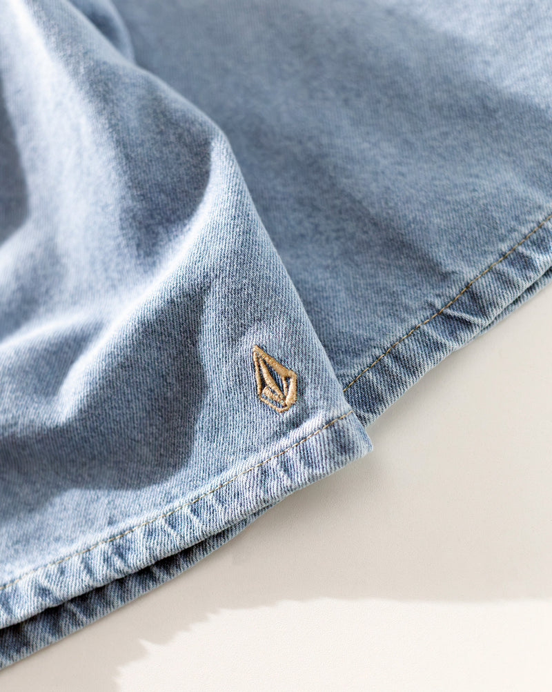 Bermuda Jeans Volcom Blue Delavê Kinkade