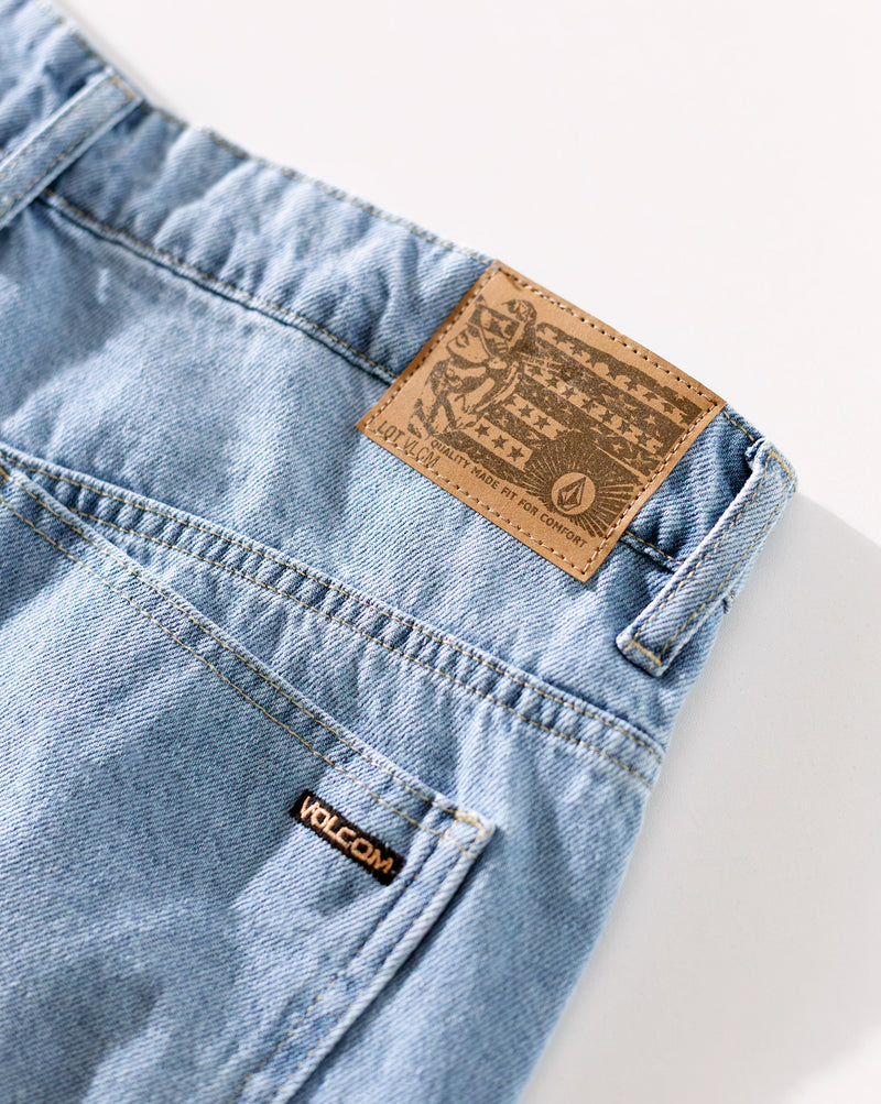 Bermuda Jeans Volcom Blue Delavê Kinkade