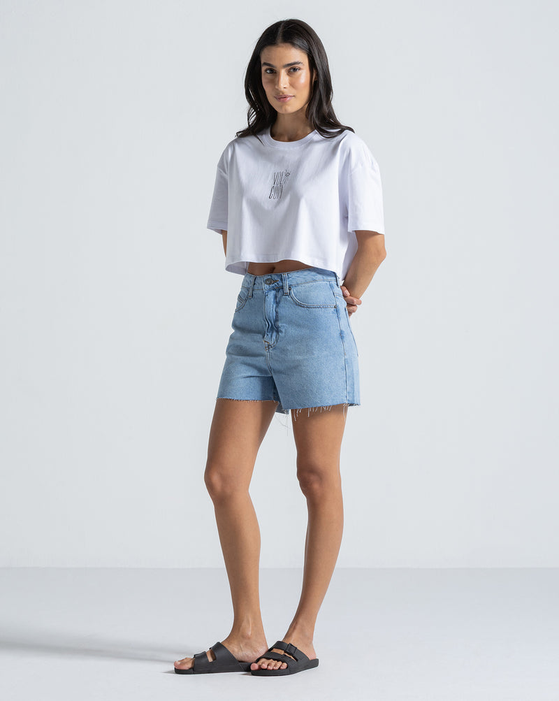 Shorts Jeans Volcom Step Hirise