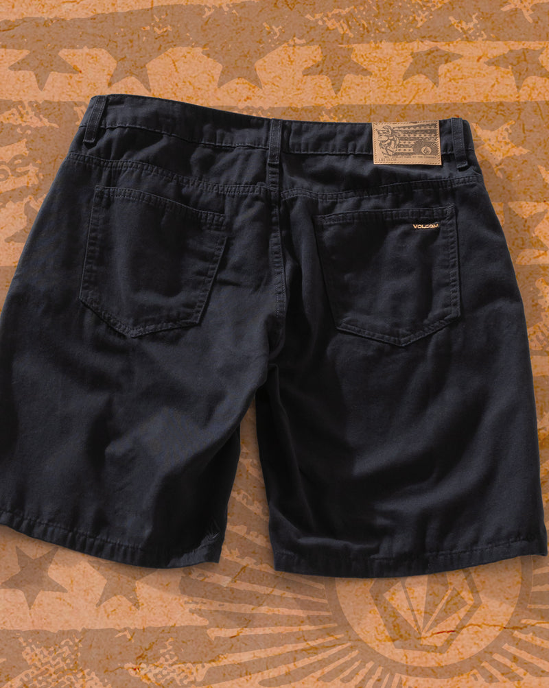 Bermuda Volcom Sarja Color Preta