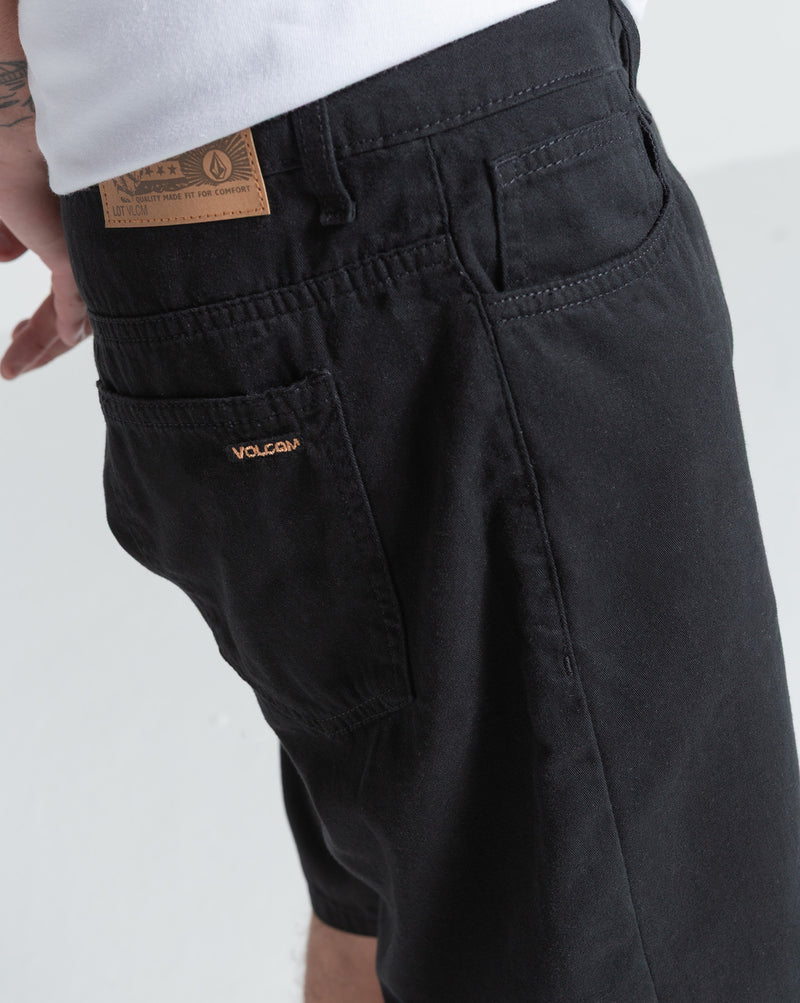 Bermuda Volcom Sarja Color Preta