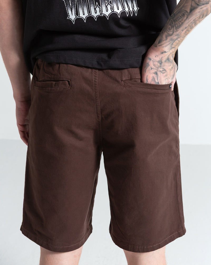 Walkshort Volcom Frickin Elastic Marrom