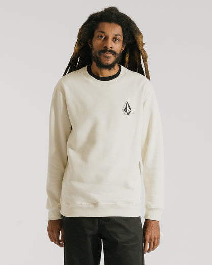 Moletom Volcom Careca Iconic Stone Off White