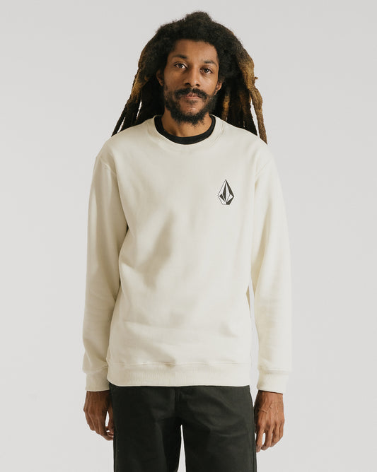 Moletom Volcom Careca Iconic Stone Off White