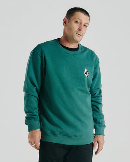 Moletom Volcom Careca Iconic Stone Verde