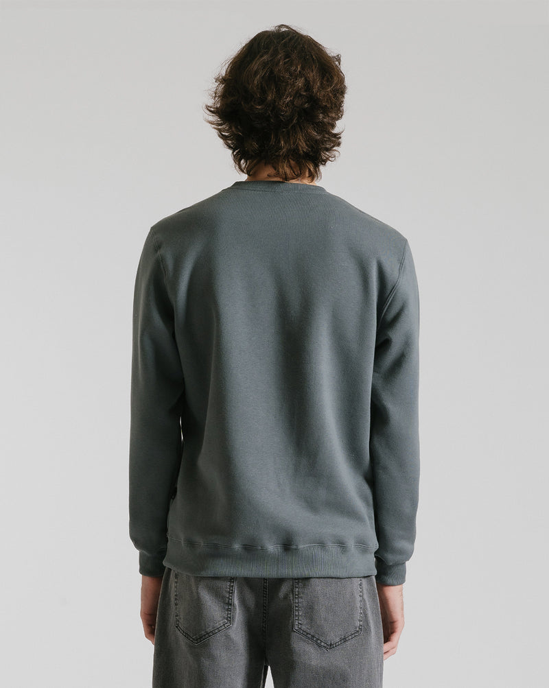 Moletom Volcom Careca Single Stone Grafite