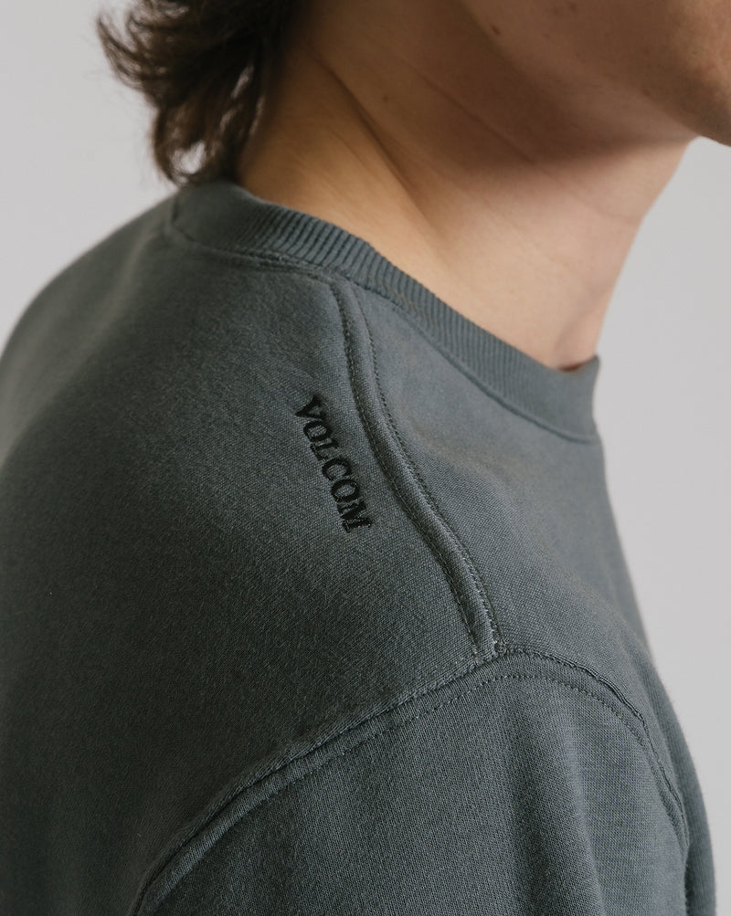 Moletom Volcom Careca Single Stone Grafite