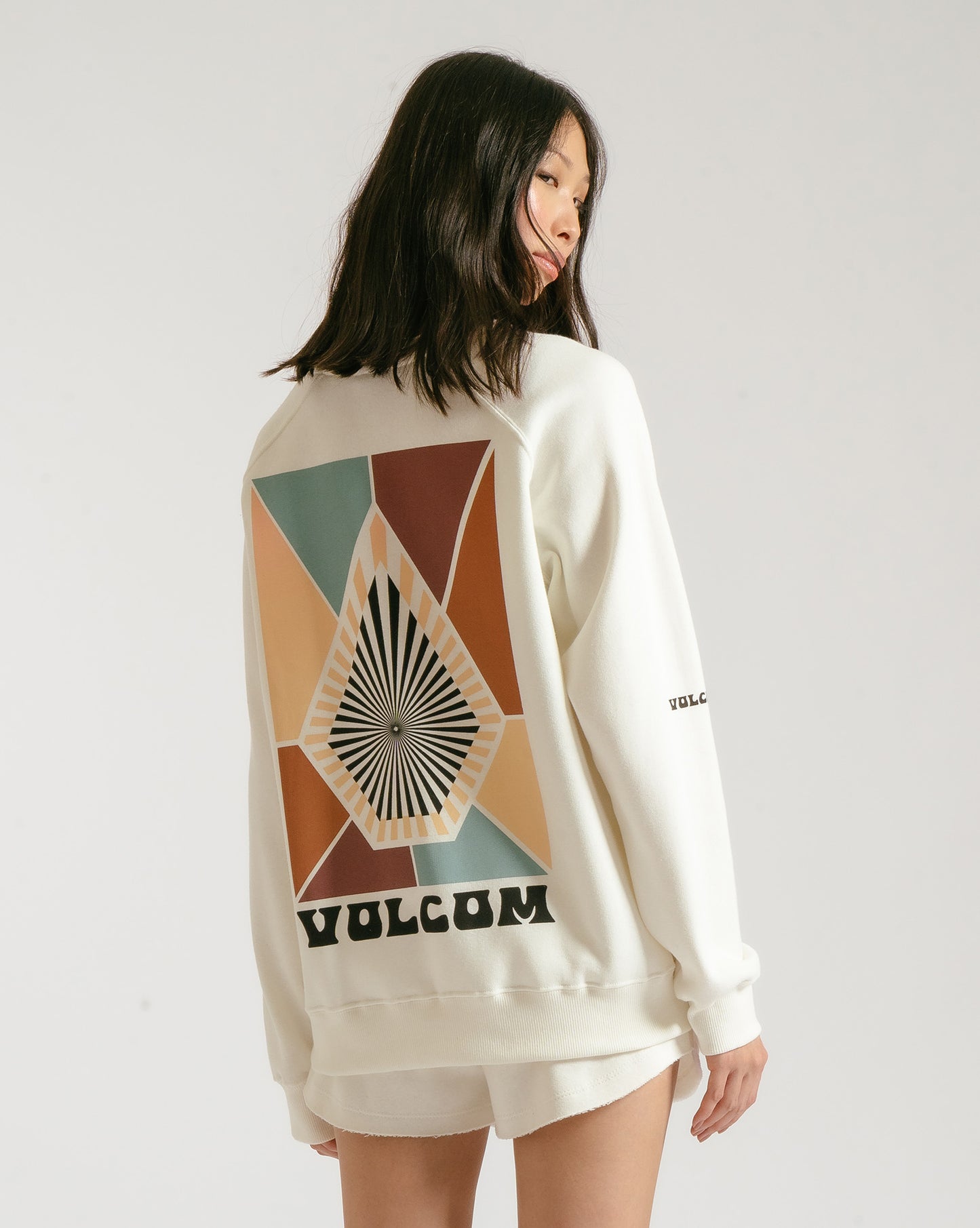 Moletom Volcom Careca Stone Magic Off White