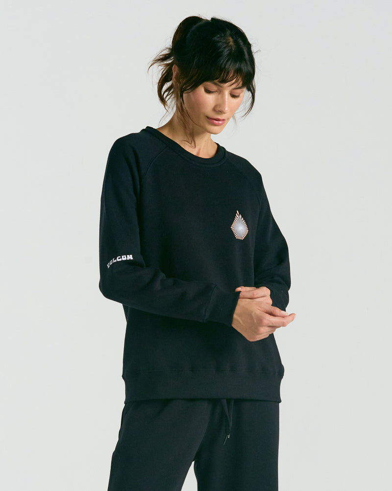 Moletom Volcom Careca Stone Magic Preto