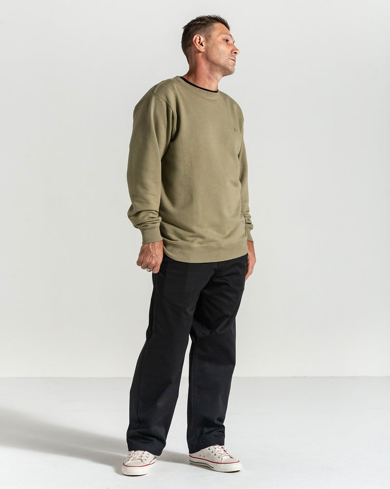 Moletom Volcom Careca Single Stone Verde