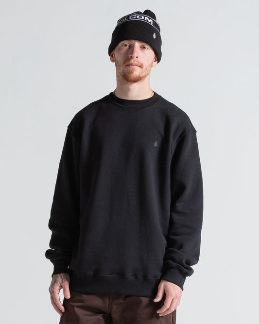 Moletom Careca Volcom Single Stone Preto